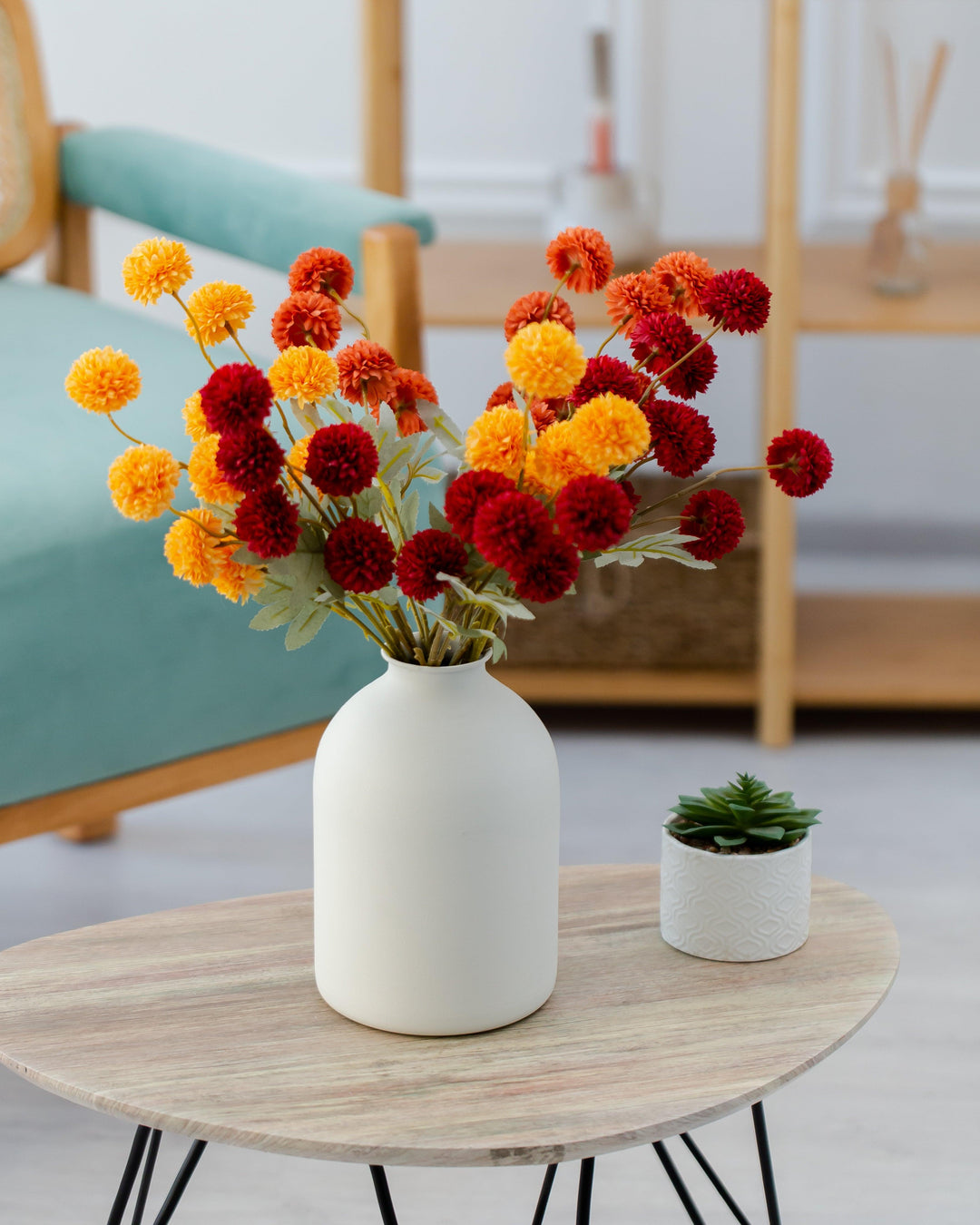 HERA IRON VASE - MATT WHITE - Decovasse